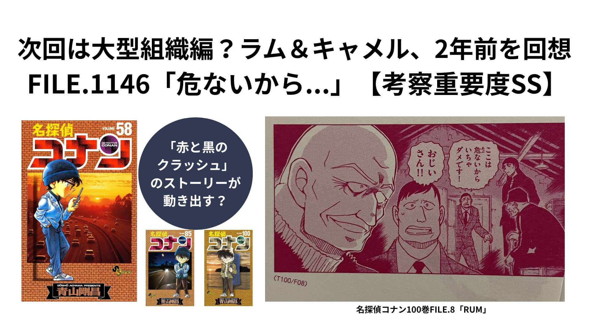 FILE1146「危ないから…」ラムとキャメルが2年前を回想